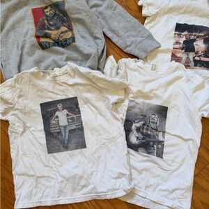 Lot of 4 Morgan wallen shirts and pullover Graphic Print Kids T-Shirt - White 4T